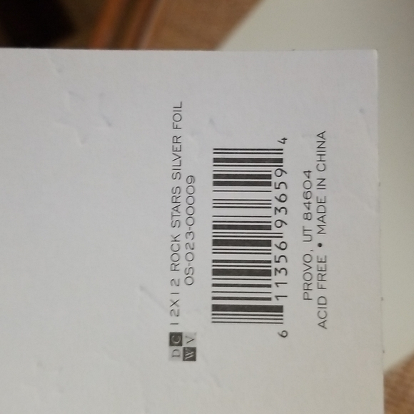 Stars Foil Pack; Assortment with 9 sheets cardstock of 4 different designs. - Picture 6 of 6